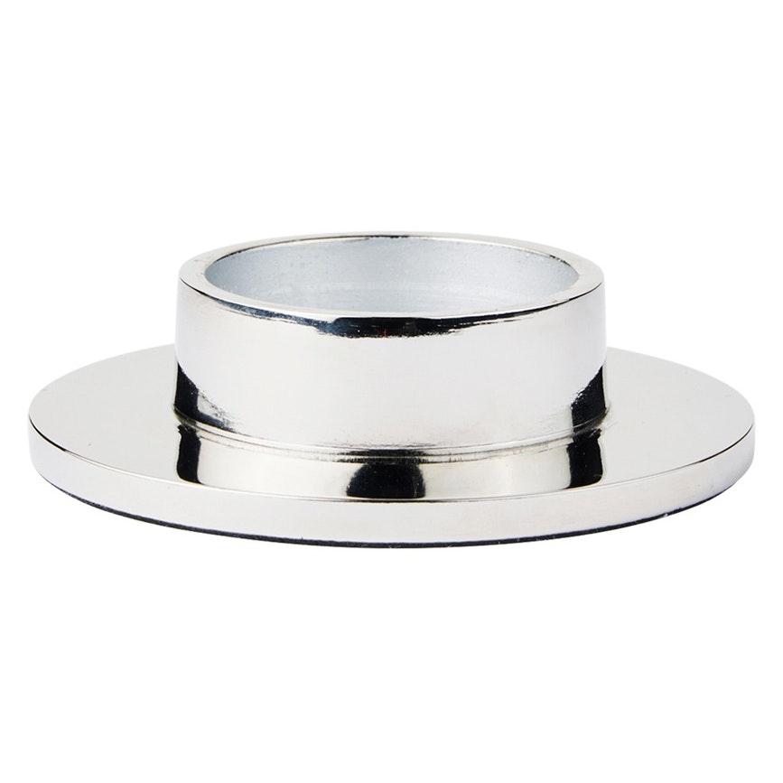 Broste Copenhagen Maro Fyrfadsholder S - Fyrfadsstager Aluminium Krom - 71177715