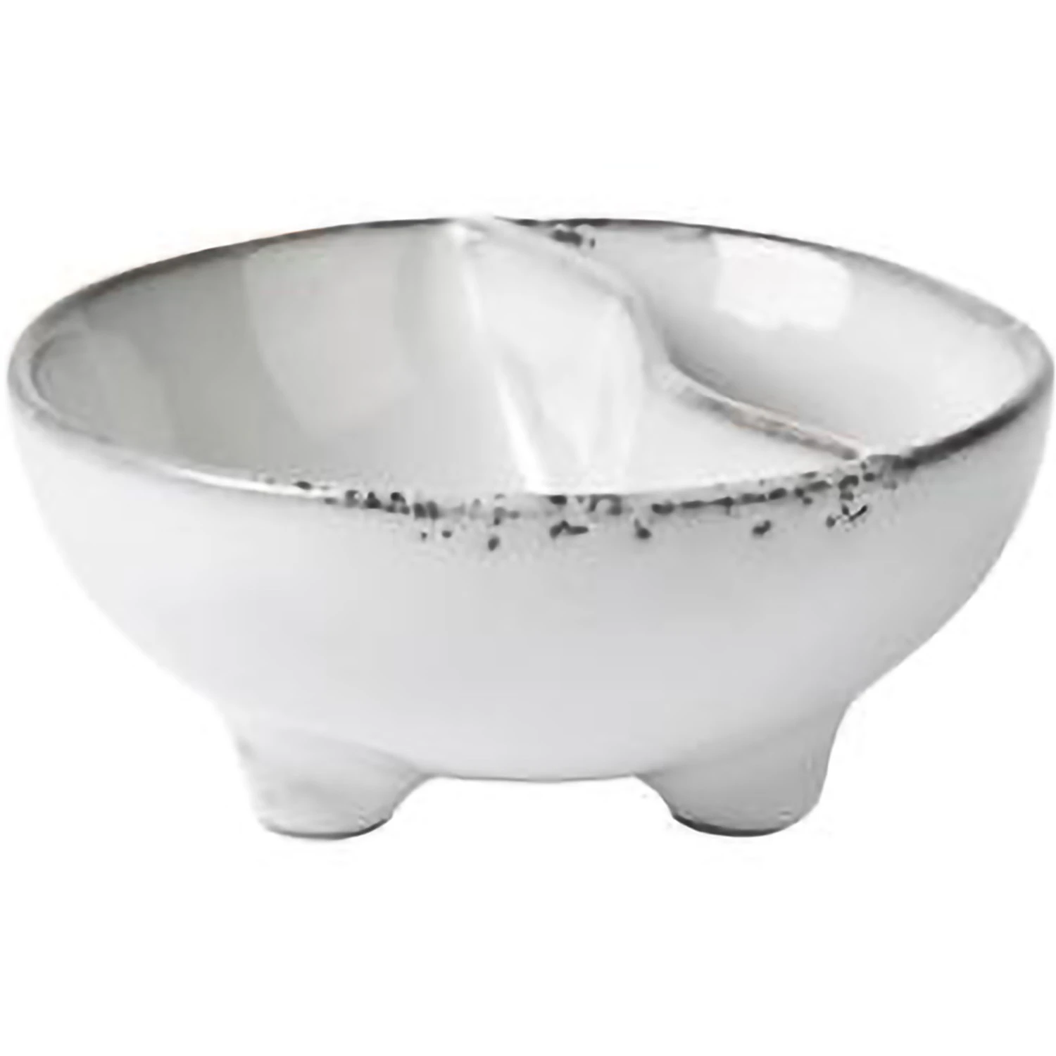 Broste Copenhagen Nordic Sand Olivensk&aring;l - Serveringssk&aring;le Stent&oslash;j Hvid - 14533519