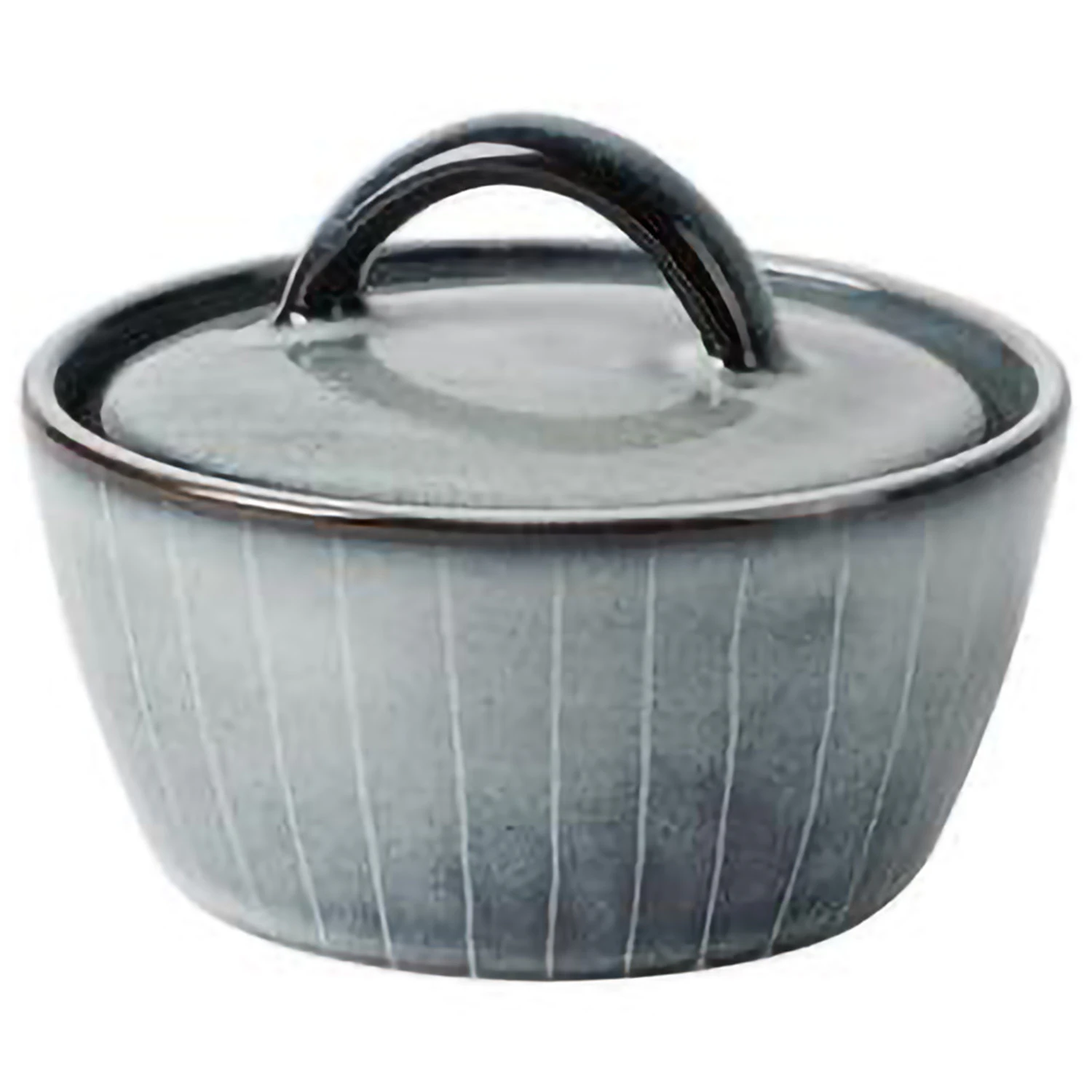 Broste Copenhagen Nordic Sea Sk&aring;l Med L&aring;g - Serveringssk&aring;le Stent&oslash;j Beige - 14533515