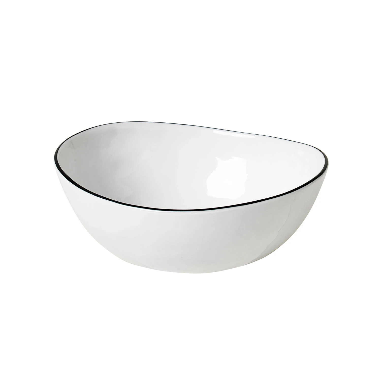 Broste Copenhagen Salt Sk&aring;l 15,5x17x6cm - Sukkersk&aring;le Stent&oslash;j Hvid - 14533199