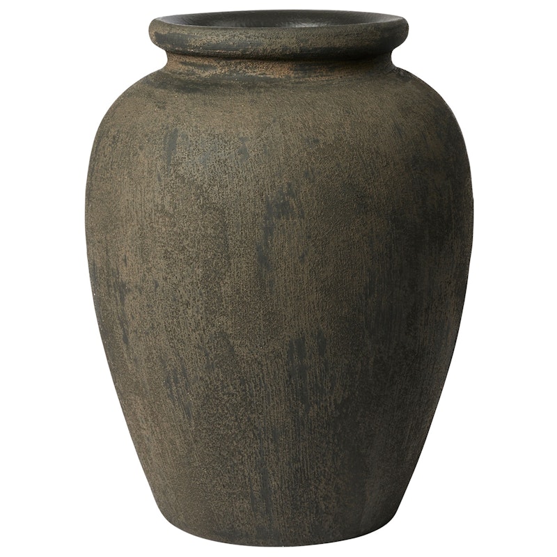 Uma Vase 30 cm, Mørkebrun