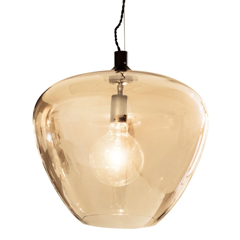 Bellissimo Grande Loftslampe Ø40cm, Amber
