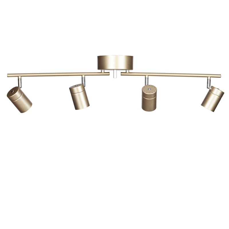 Correct Loftslampe 4 Lav, Guld