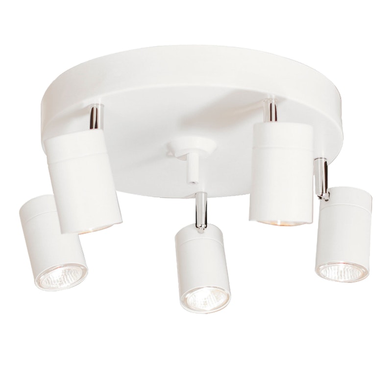 Correct Loftslampe 5 Lav, Hvid