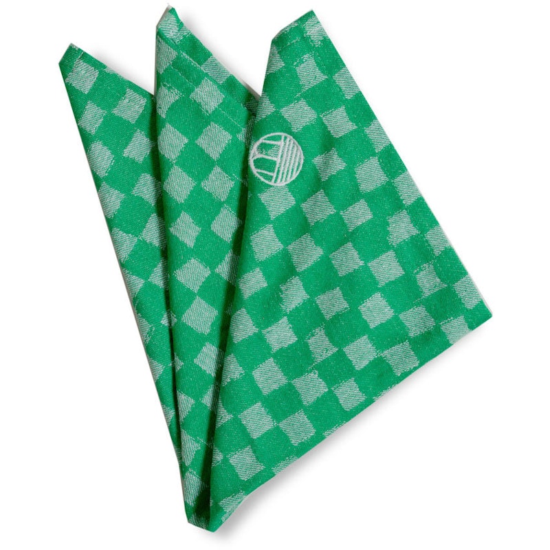 Checki Stofserviet Bomuld 45x45 cm 2-pak, Grøn