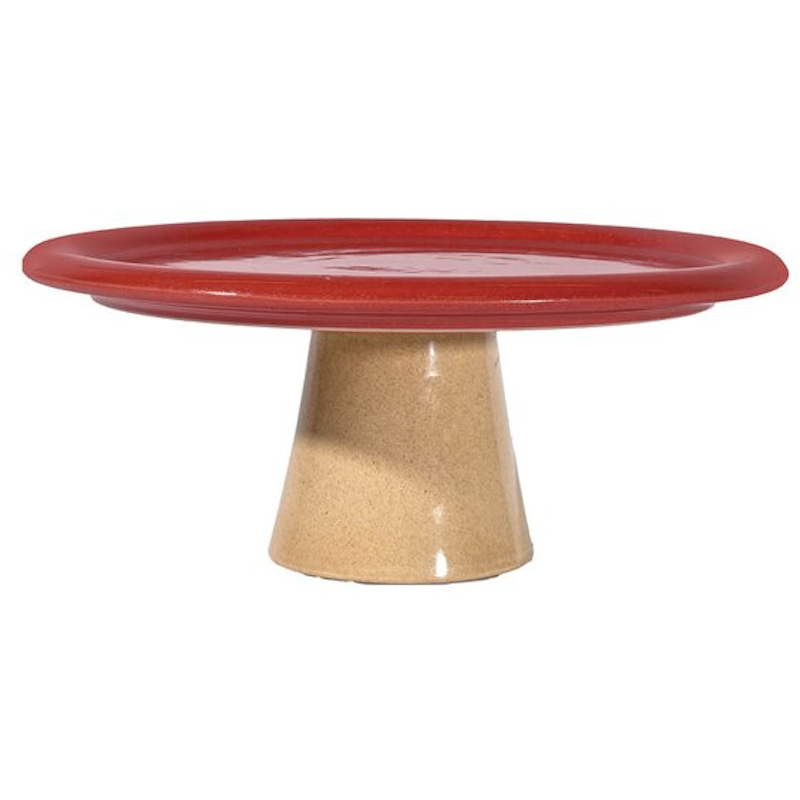 Port Kageopsats, Beige / Rød