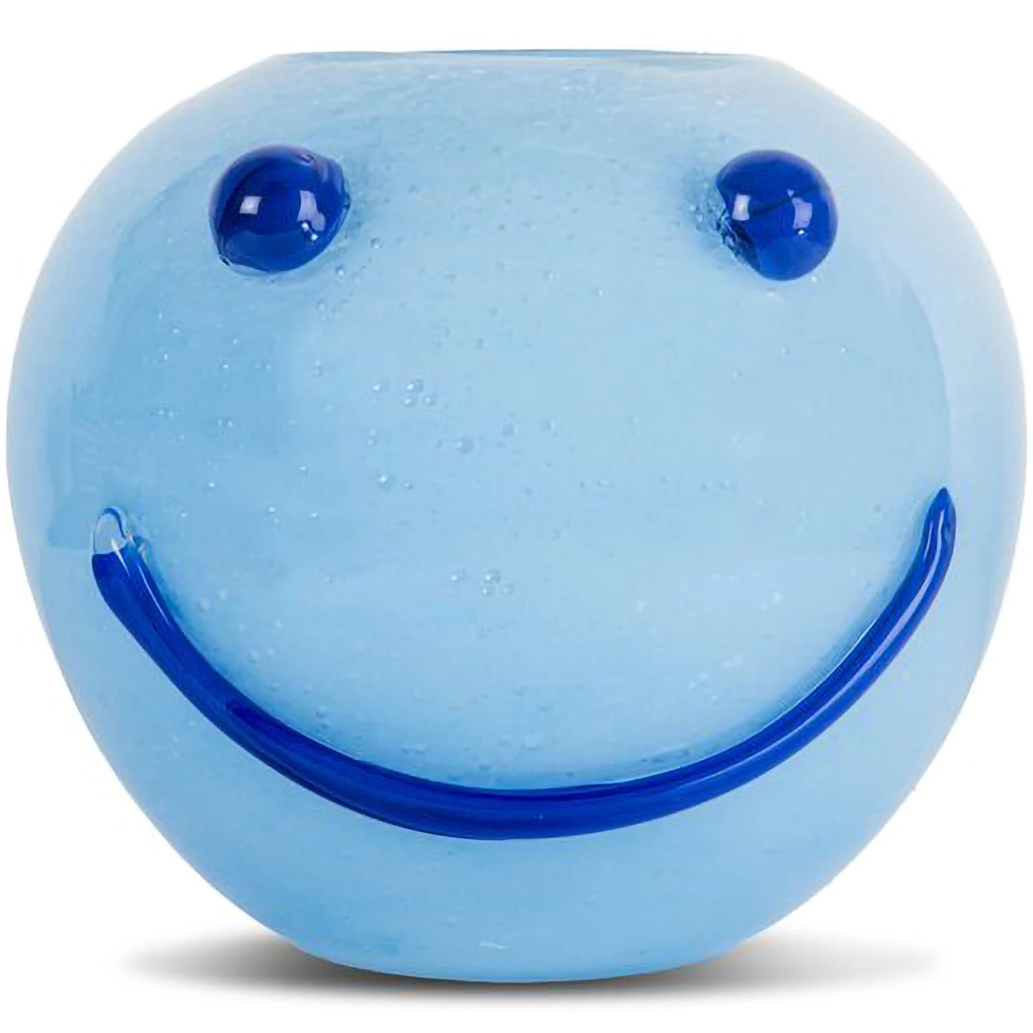 Byon Happy Vase - Vaser Mundbl&aelig;st Glas Bl&aring; - 5280607910