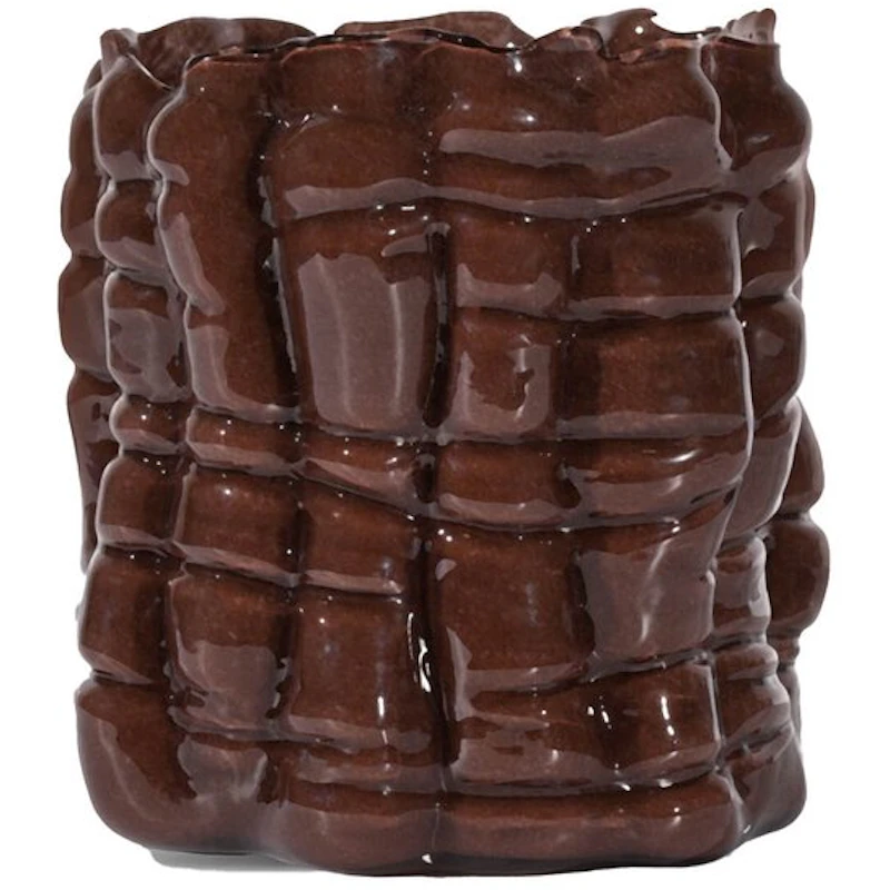 Laranne Lysestage 10 cm, Brun