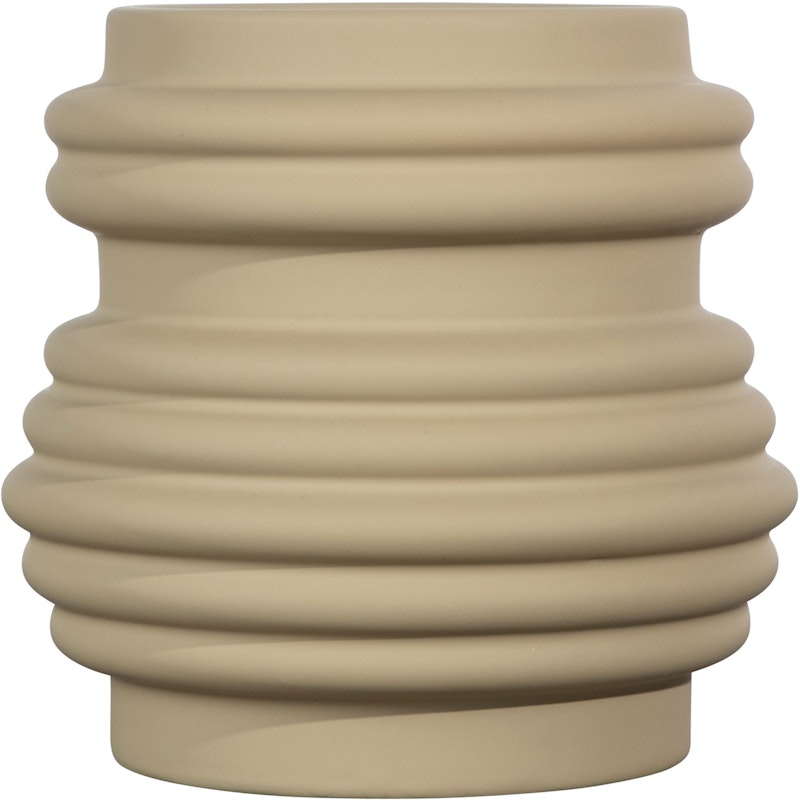 Mila Vase Small, Beige