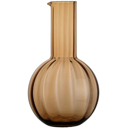 Byon Opacity Karaffel - Vandkarafler & Vandkander Mundbl&aelig;st Glas Brun - 5281601204