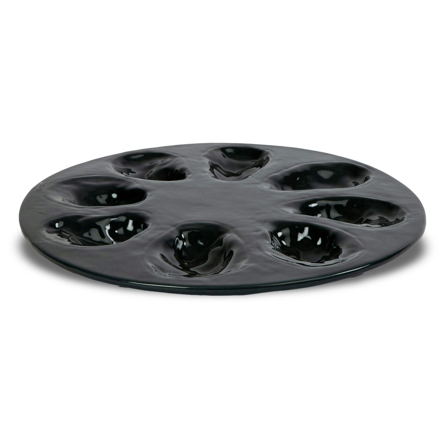 Byon Oyster Serveringsfad 27 Cm Gr&aring;t - Serveringsfad Dolomit Keramik Sort - 5228615505