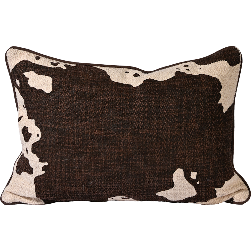 Anima Cow Pude 40x60 cm, Brun