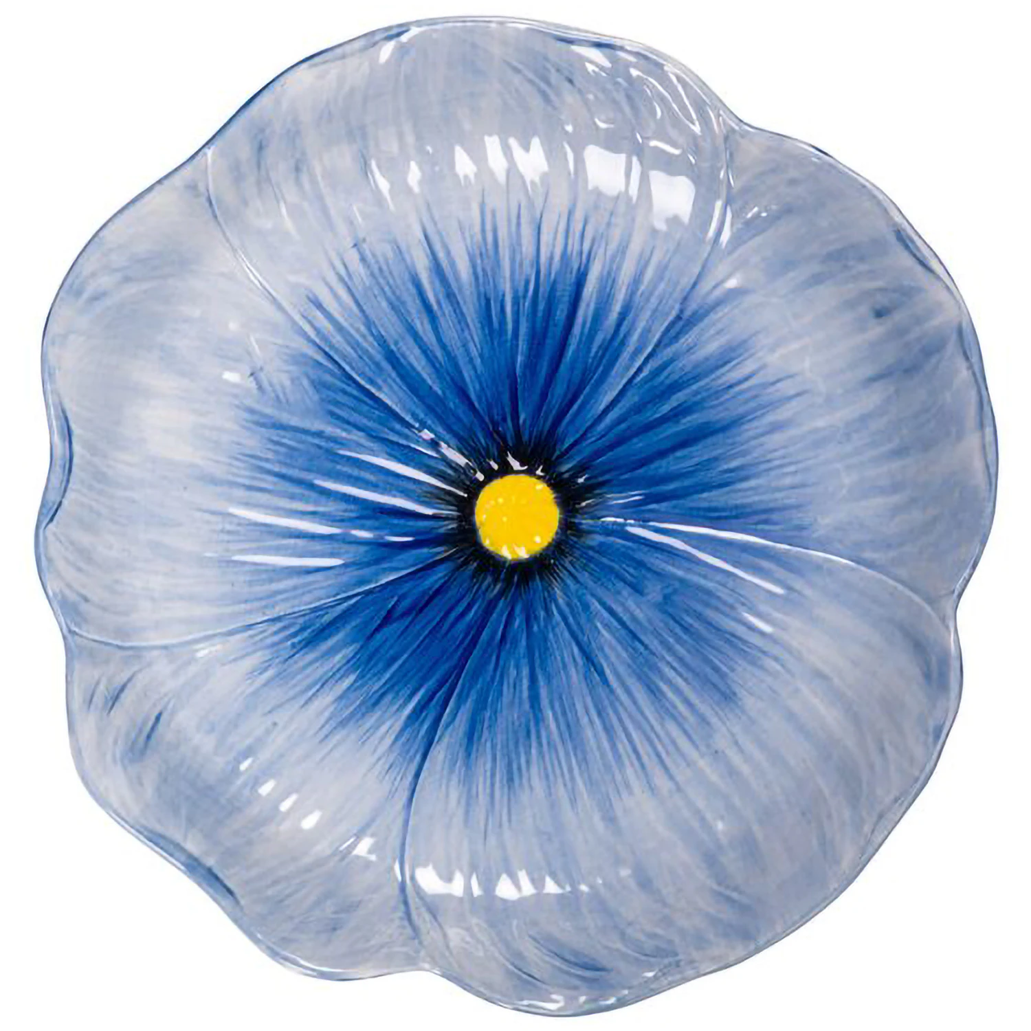 Byon Poppy Sk&aring;l 30 Cm - Serveringssk&aring;le Stent&oslash;j Bl&aring; - 5283909313