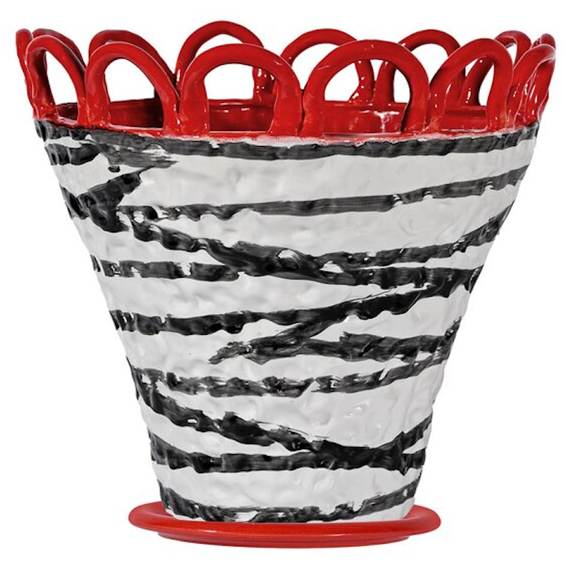 Patty Krukke 30 cm, Rød Zebra