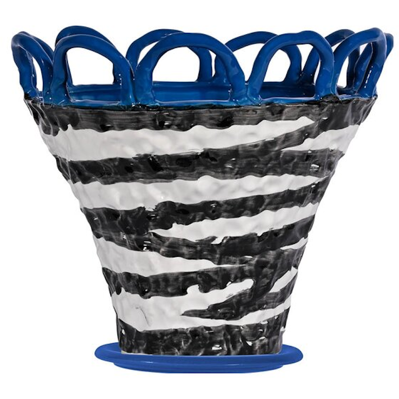 Patty Krukke 25 cm, Blå Zebra