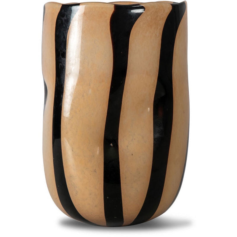 Curt Vase 30 cm, Sort / Beige