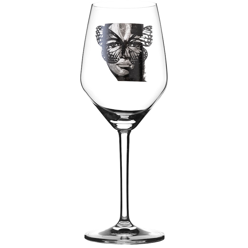 Golden Butterfly B&W Roséglas