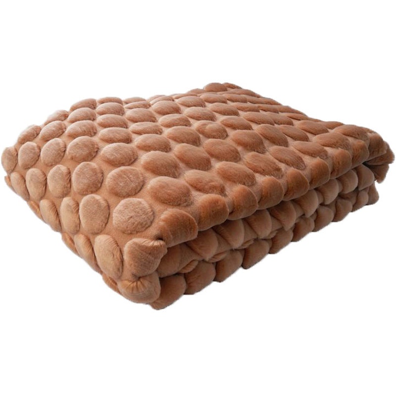 Egg Plaid 130x170 cm, Kobber