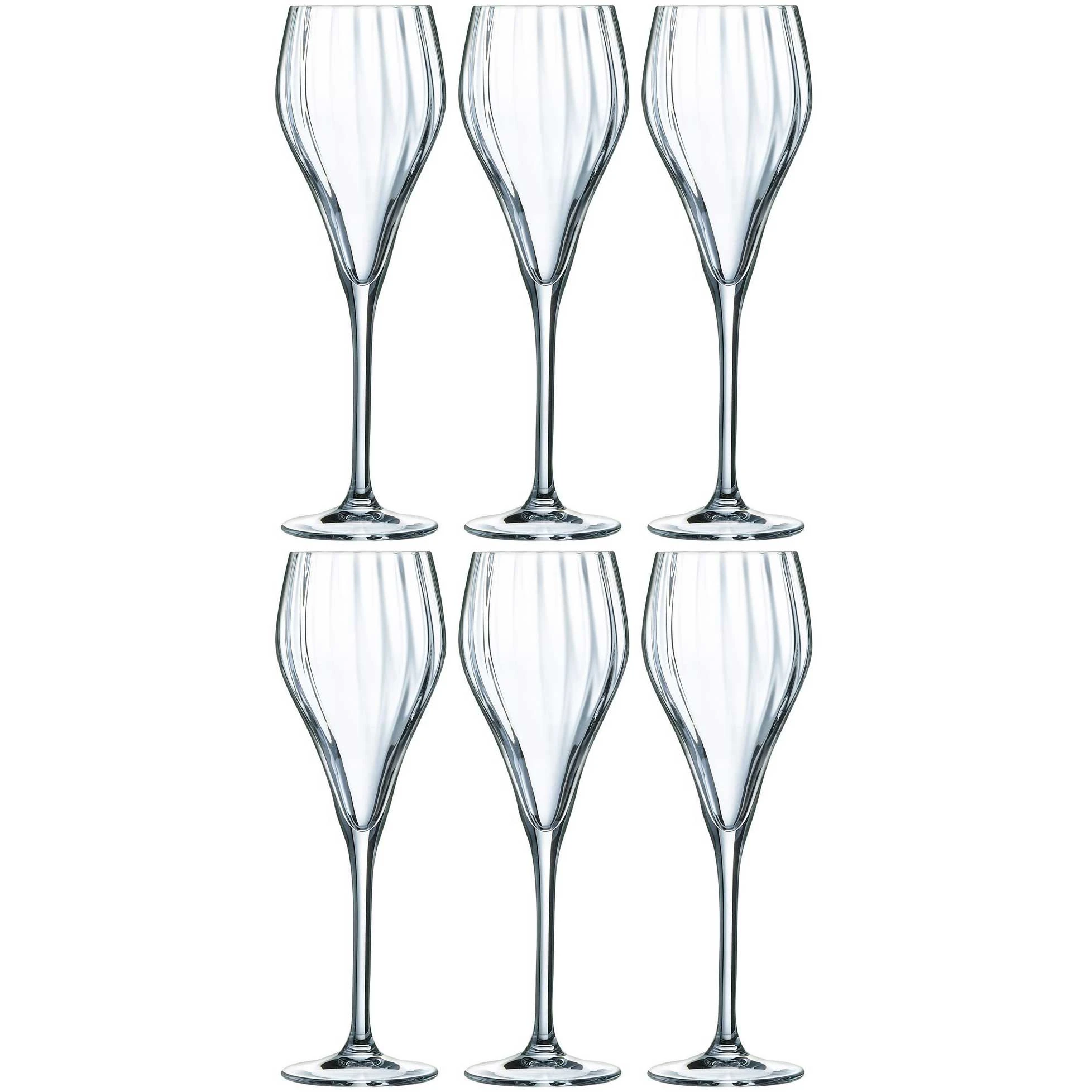 Chef&Sommelier Sym&eacute;trie Champagneglas 16 Cl 6-pak - Champagneglas Krystal Transparent - 60203833