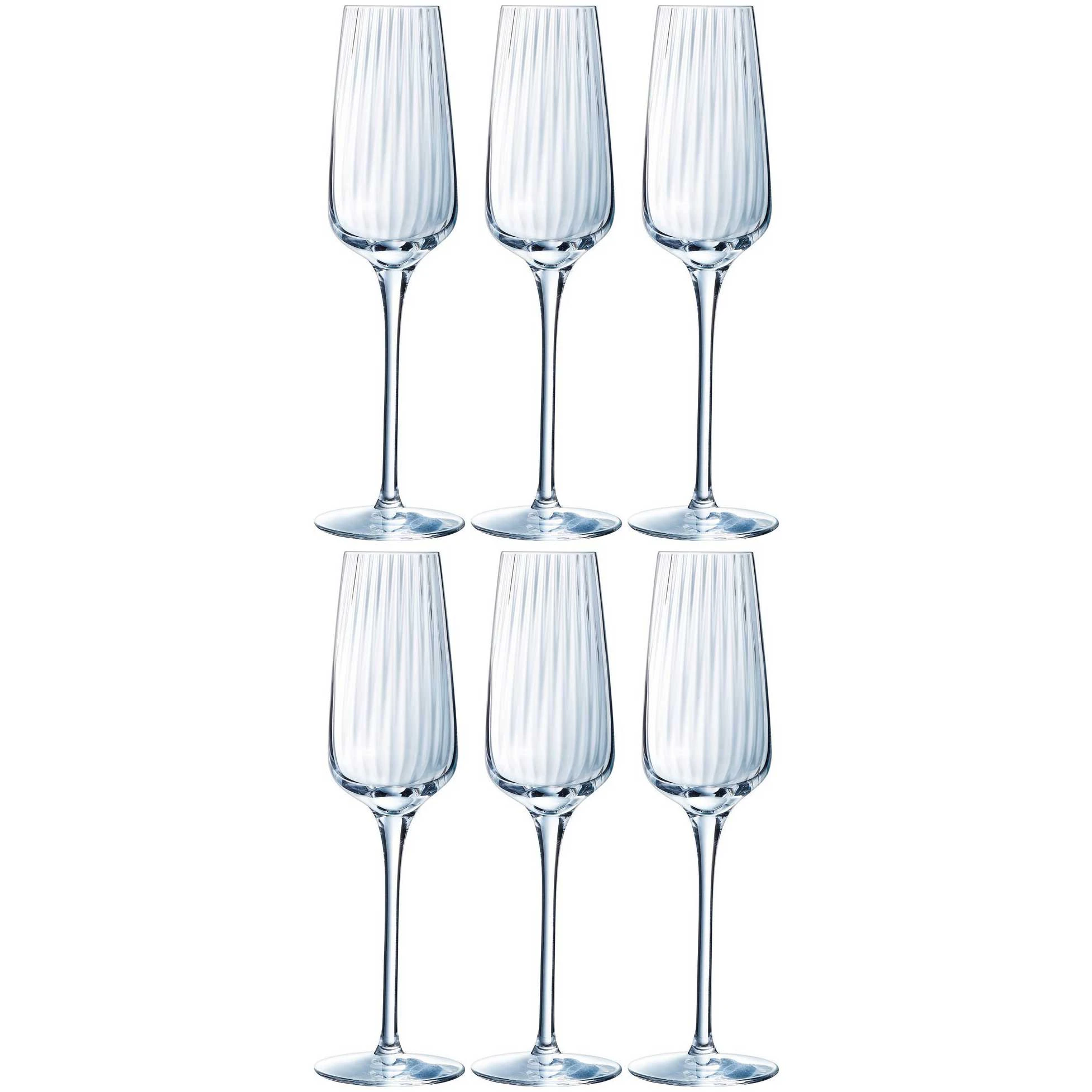 Chef&Sommelier Sym&eacute;trie Champagneglas 21 Cl 6-pak - Champagneglas Krystal Transparent - 60203837