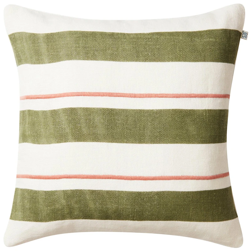 Assam Pudebetræk 50x50 cm, Cactus Green / Rose