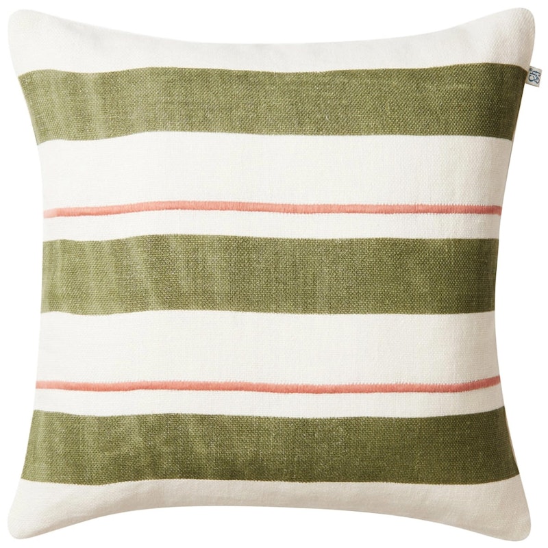 Assam Pudebetræk 50x50 cm, Cactus Green / Rose