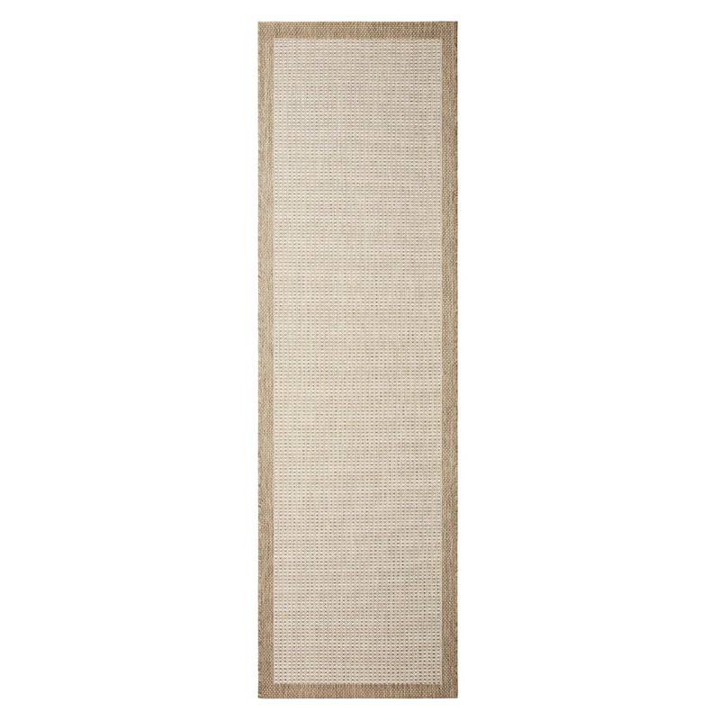 Bahar Udetæppe Beige/Offwhite, 80x250 cm