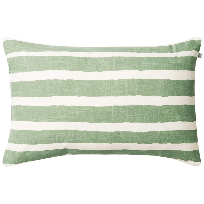 Block Stripe Udendørspude 40x60 cm, Sage