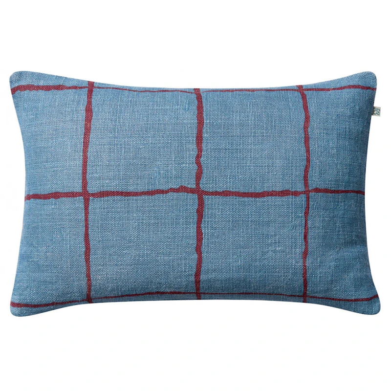 Chakra Pudebetræk 40x60 cm, Dusty Blue / Ruby