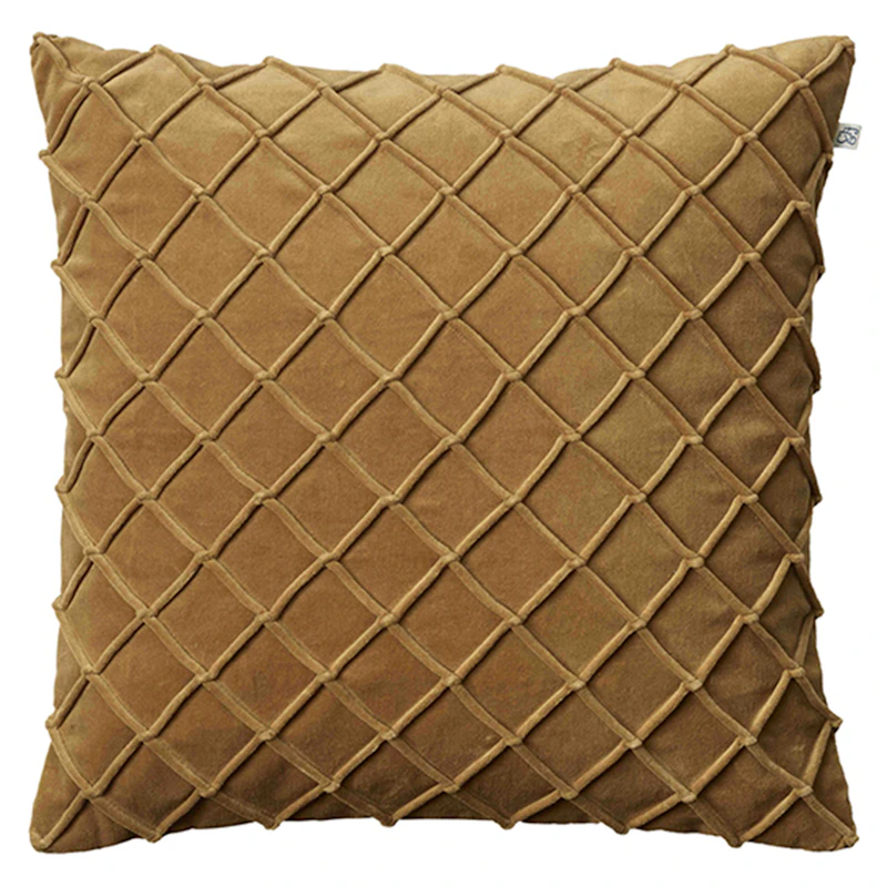 Deva Velvet Pudebetræk 50x50, Gul