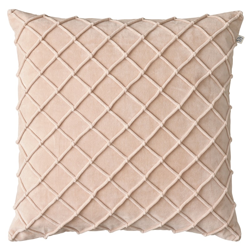 Deva Velvet Pudebetræk 60x60cm, Beige