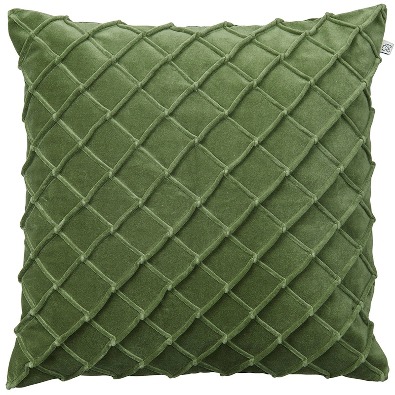 Deva Velvet Pudebetræk 50x50cm, Cactus Green