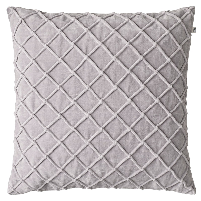 Deva Velvet Pudebetræk 50x50cm, Silver Grey 