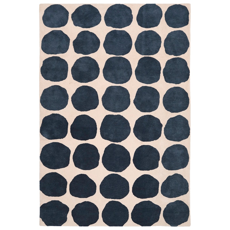 Dots Tæppe 230X320, Light Khaki/Blue Melange