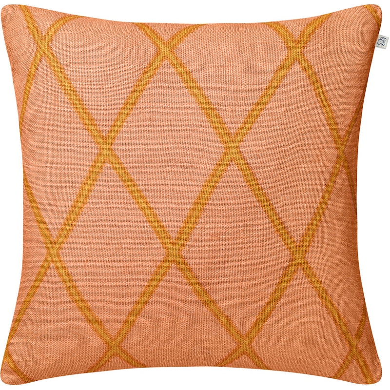 Ikat Orissa Betræk 50x50cm, Rose/Spicy Yellow