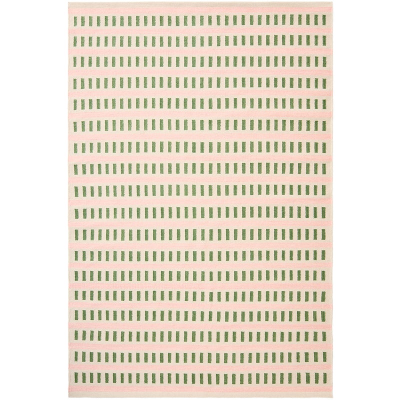 Ladakh Uldgulvtæppe 230x320 cm, Cactus Green / Dusty Pink