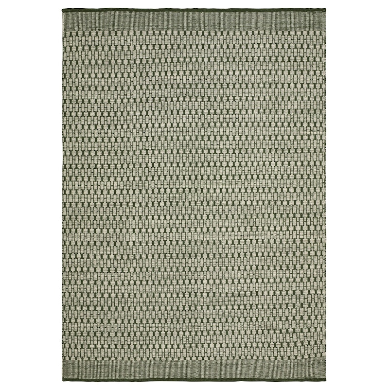 Mahi Dhurry Gulvtæppe 80x250cm, Off White/Green