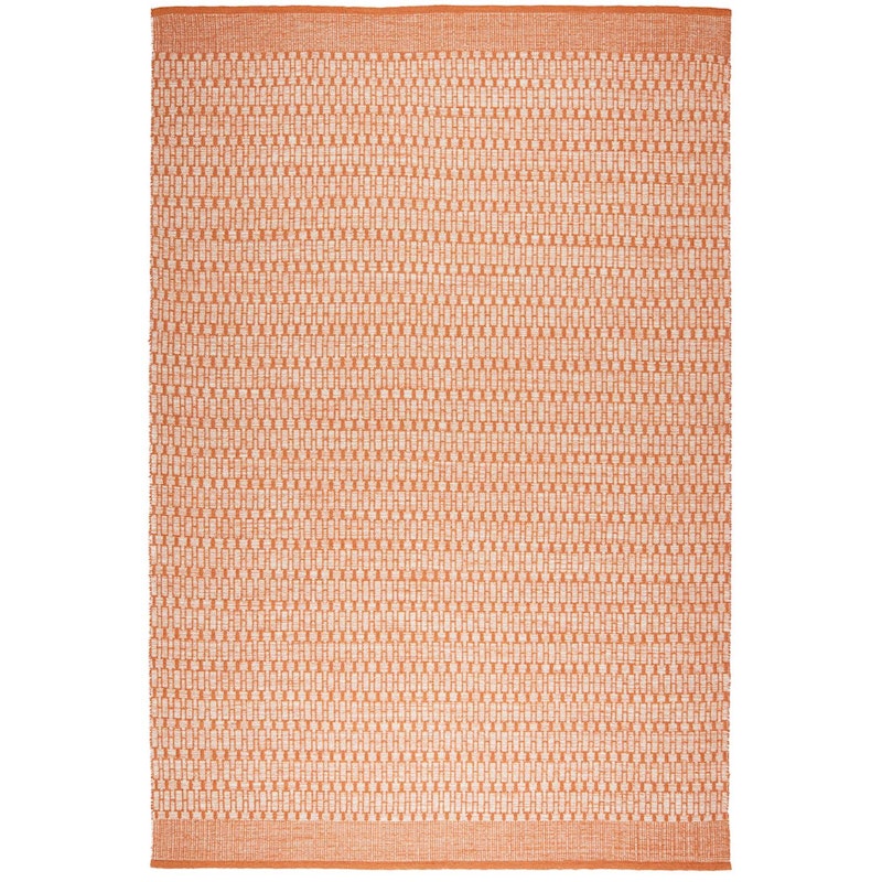 Mahi Uldgulvtæppe Offwhite / Orange, 200x300 cm