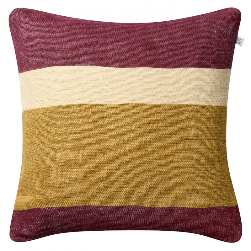 Manali Pudebetræk 50x50 cm, Ruby / Masala Yellow