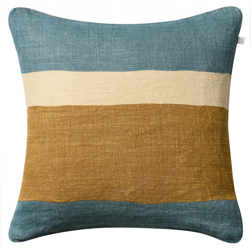 Manali Pudebetræk 50x50 cm, Heaven Blue / Khaki