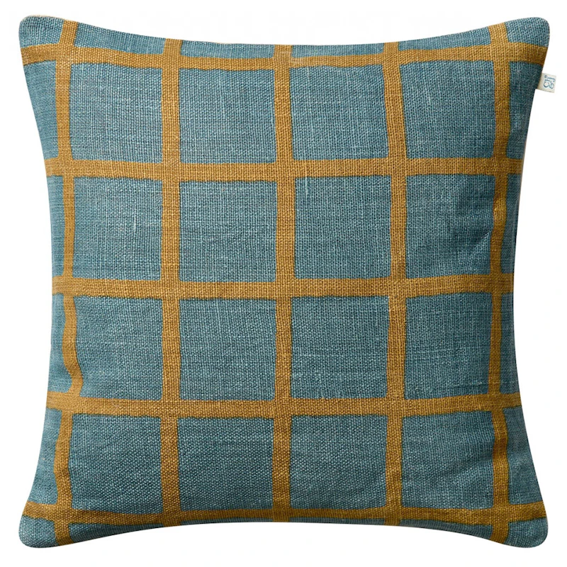 Mela Pudebetræk 50x50 cm, Heaven Blue / Khaki