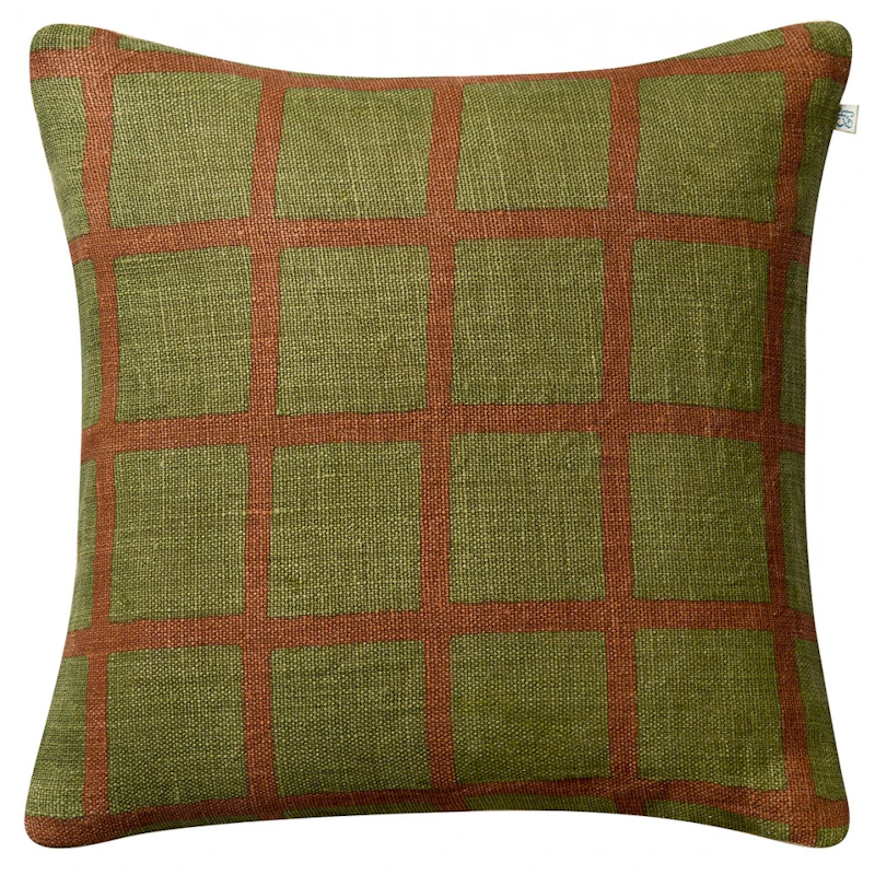 Mela Pudebetræk 50x50 cm, Cactus Green / Terracotta