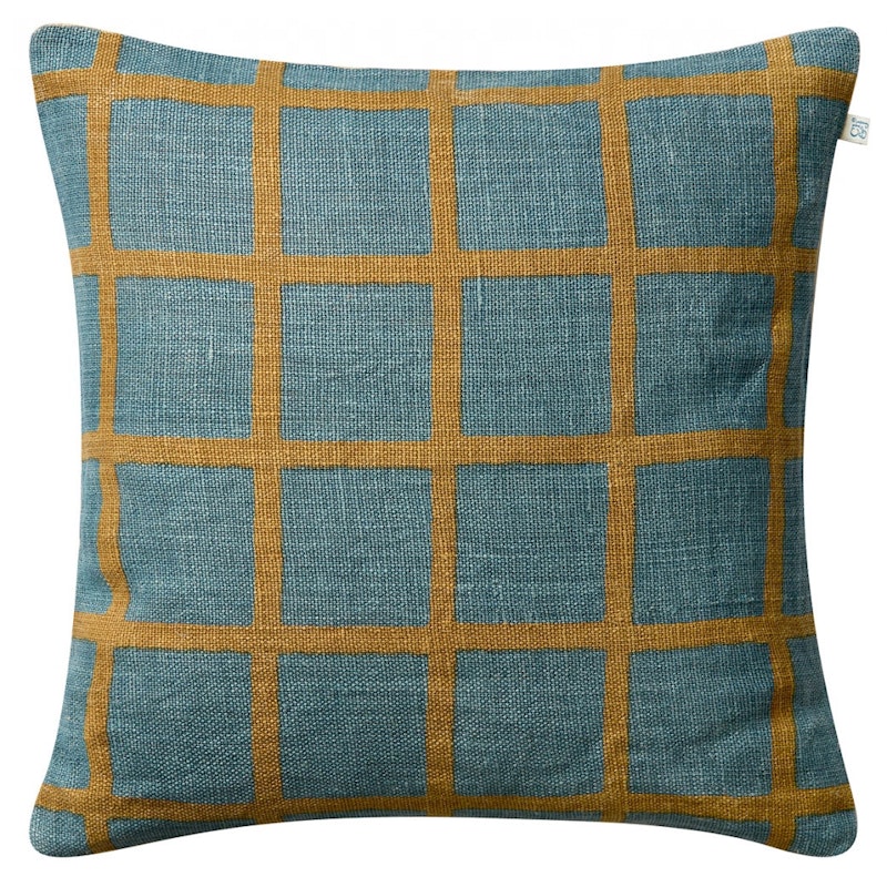 Mela Pudebetræk 50x50 cm, Heaven Blue / Khaki
