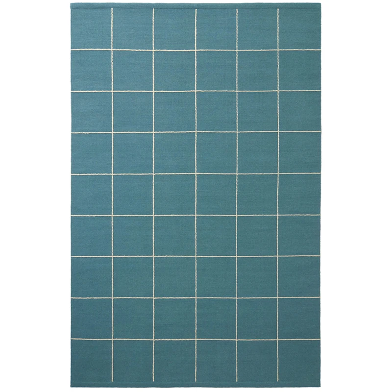 Milan Tæppe 230x320 cm Offwhite, Himmelblåt