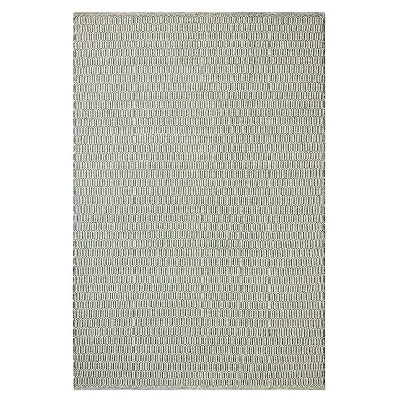 Mohini Uldgulvtæppe 170x240 cm, Grønt