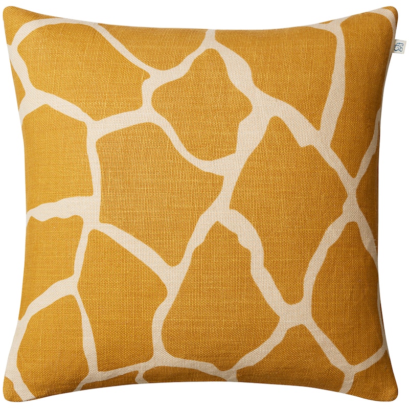 Nadi Pudebetræk 50x50 cm, Spicy Yellow / Lys Beige