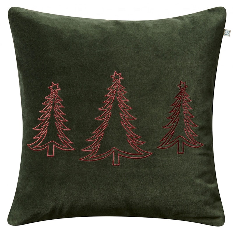 Pine Tree Pudebetræk 50x50 cm, Skovgrønt