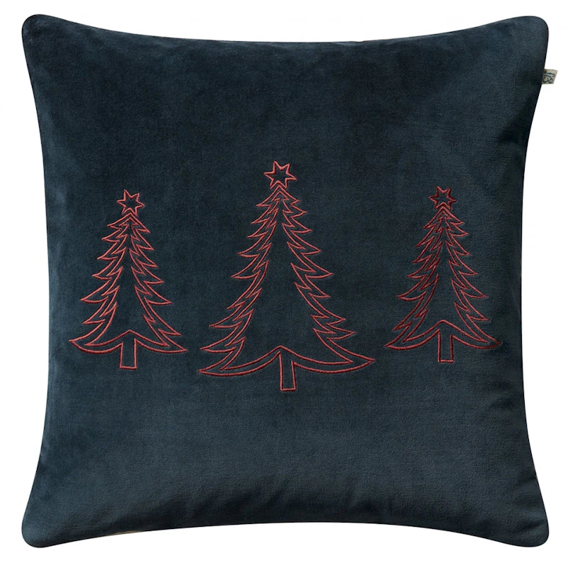Pine Tree Pudebetræk 50x50 cm, Sea Blue