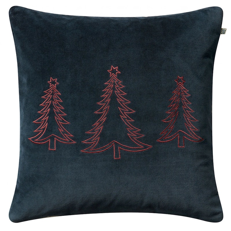Pine Tree Pudebetræk 50x50 cm, Sea Blue