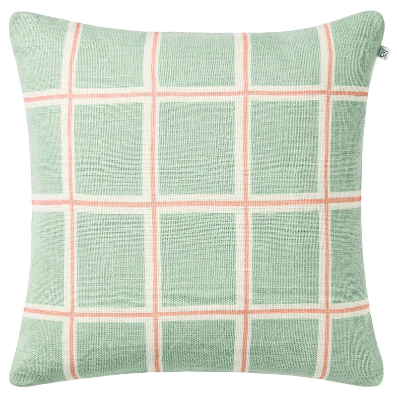 Raha Pudebetræk 50x50 cm, Aqua / Rose